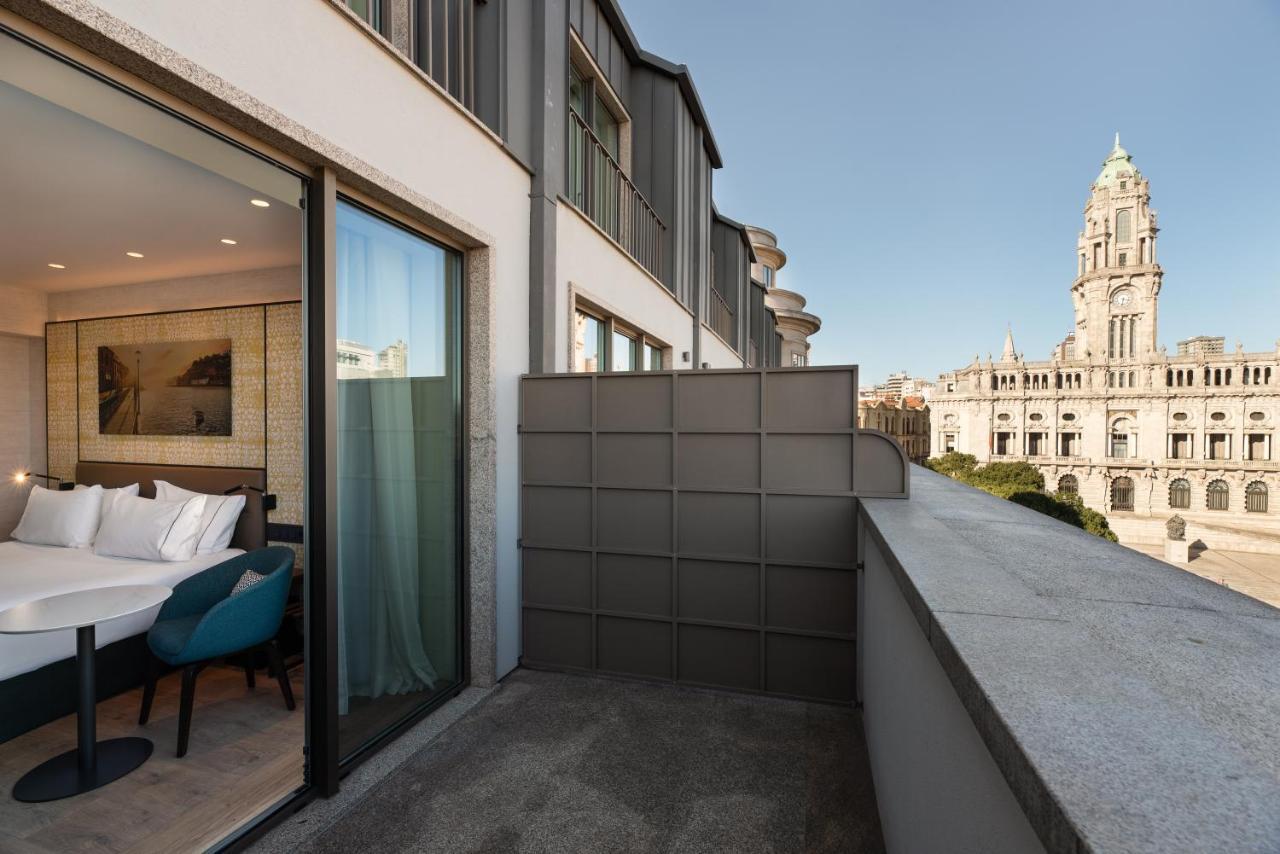 فندق Eurostars Aliados بورتو المظهر الخارجي الصورة The hotel's balcony